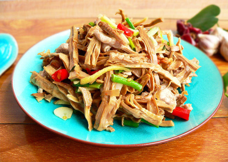 农家土猪肉炒笋干,大自然赐予的美味