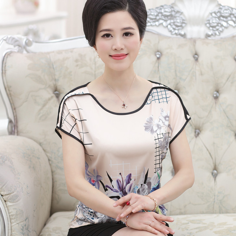 夏款流行妈妈装连衣裙 优雅得体展现女性美