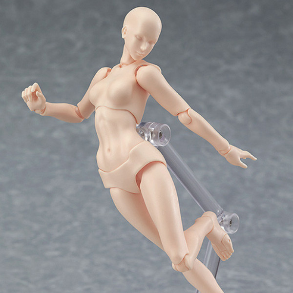 figma 女型 人偶 女性素体 观众 肉色 配角 跑