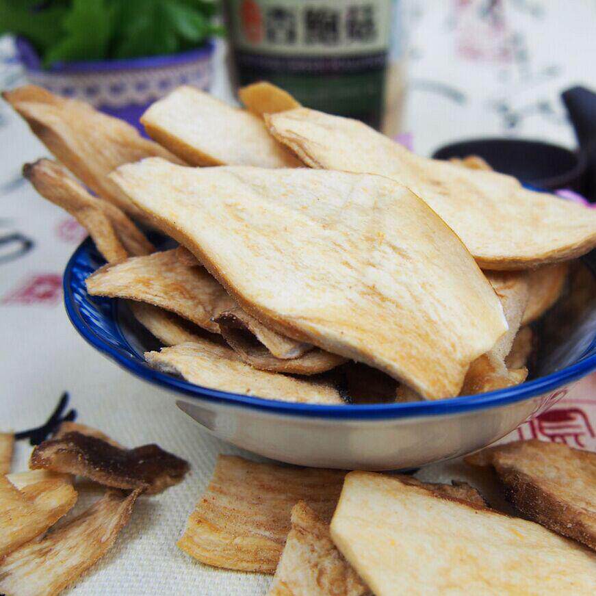 南靖土楼特产 零食干烧杏鲍菇56g 蘑菇干开罐即食干吃菇 香香脆脆