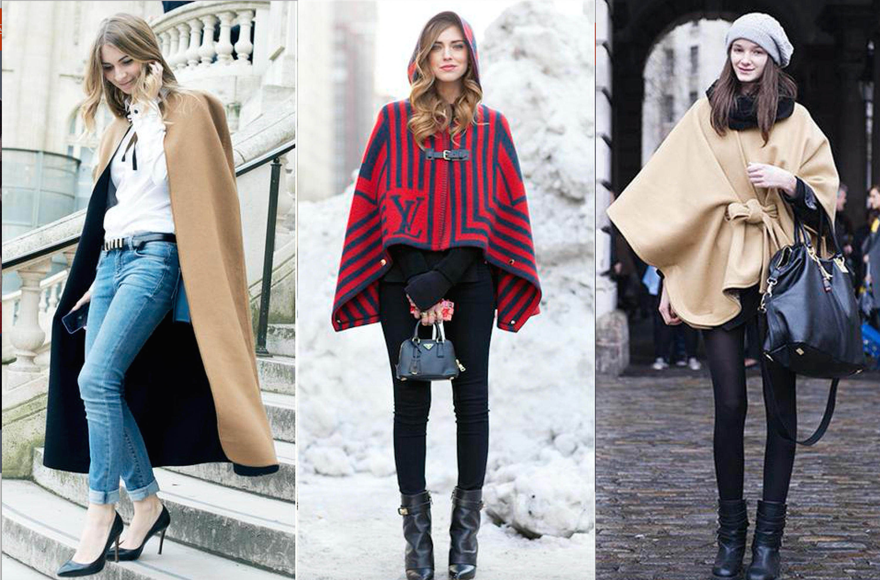 【搭配经】老样式该换换了,时尚斗篷来袭