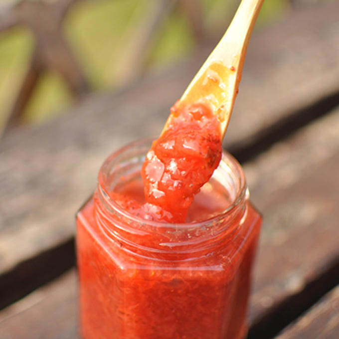 大颗果粒【小c手工果酱】自制无添加 草莓果酱 果肉果粒酸奶酱