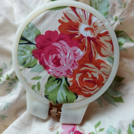 绣花绷 绣绷abs塑料 7cm 布艺diy工具迷你绣花