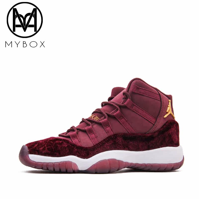 上尚 air jordan    aj11 velvet heiress gs 红丝绒