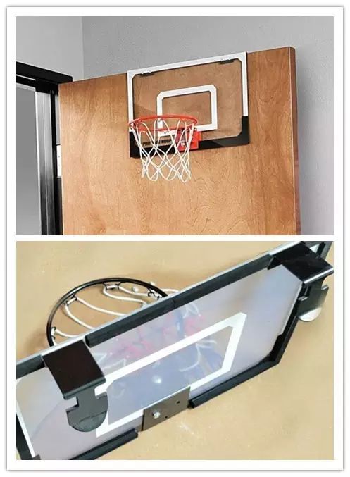 用衣架自制篮球框图片