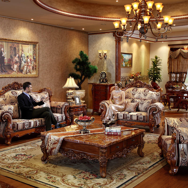 客厅里的荣耀,尊享奢华欧式沙发