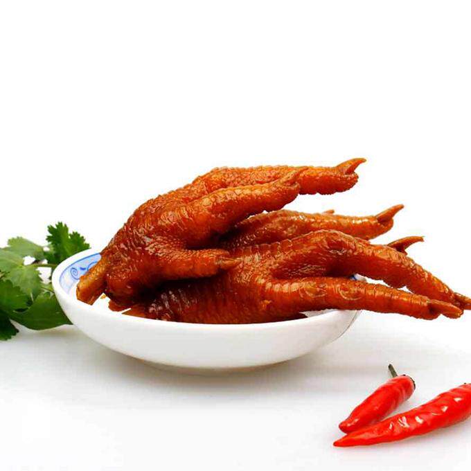 正宗洪濑鸡爪卤料南安洪濑红毛鸡爪/凤爪卤味零食真空装500g包邮