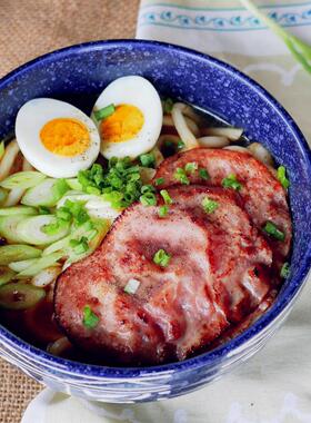 吉野家日式餐具大碗汤碗面碗陶瓷斗笠碗家用大号蓝边拉面饭碗复古