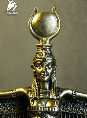 仿古铜色做旧古埃及立姿阿努比斯神像摆件