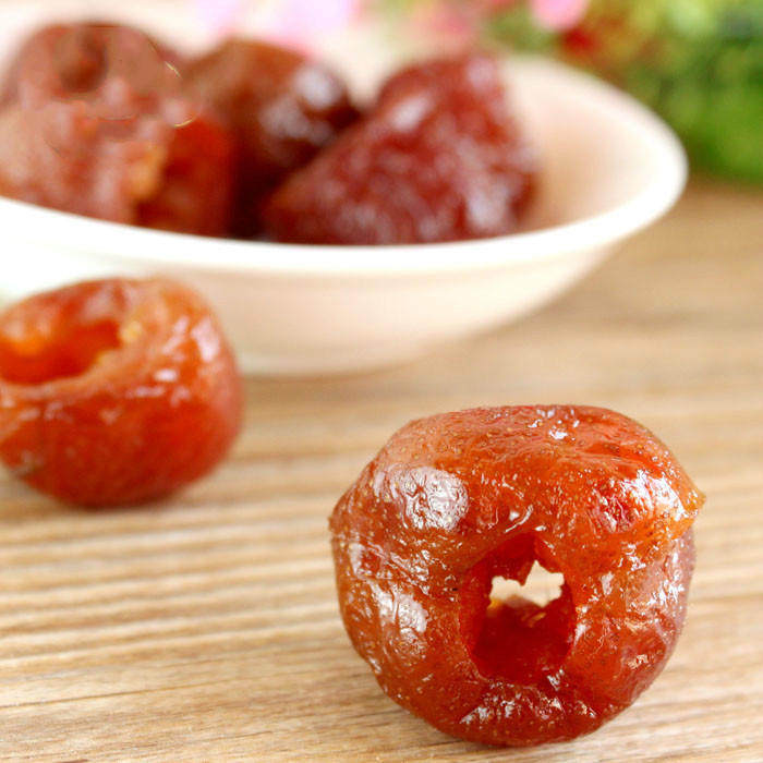 16年新水晶山楂果脯 250克空心蜜饯 山楂干特级无核山楂 2件包邮