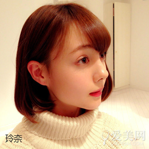 另一个新晋模特中村裏砂同样也是有一双大眼睛,芭