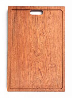 进口翼红铁木整木砧板无胶无拚耐砍切菜板长方形带水槽加厚免保养