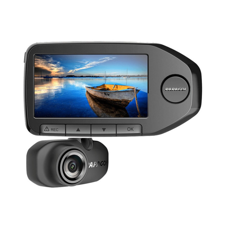 papago760趴趴狗760行车记录仪前后双镜头高清