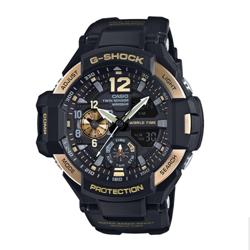 【分期购】g-shock航空系列ga-1100户外运动