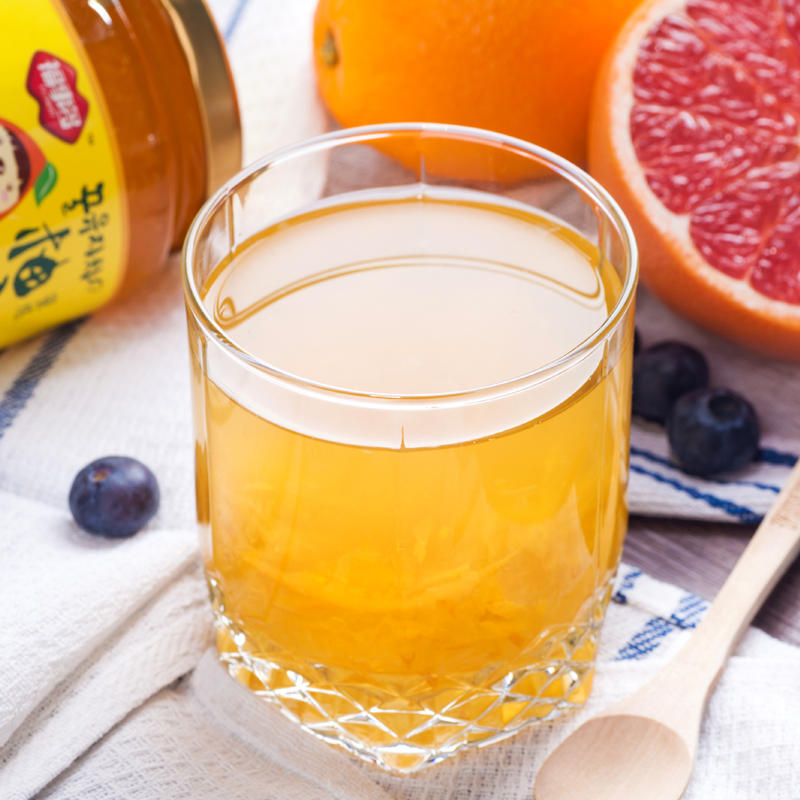 夏季可口清凉,清肠排毒饮品:蜂蜜柚子茶