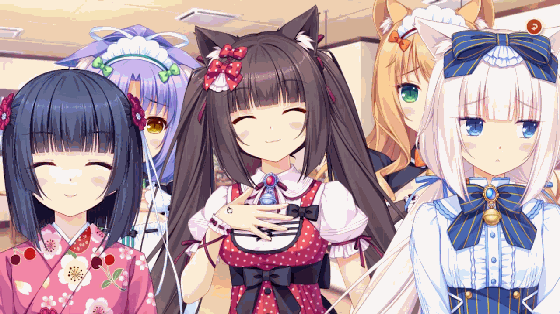 《nekopara》推出了vr版互动游戏 竟然是免费的