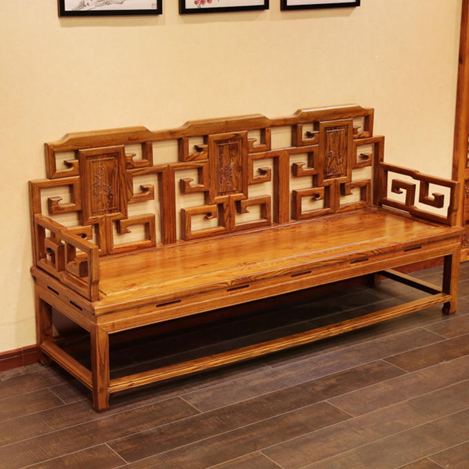 实木沙发 明清古典沙发 现代榆木沙发组合 中式沙发 仿古实木沙发