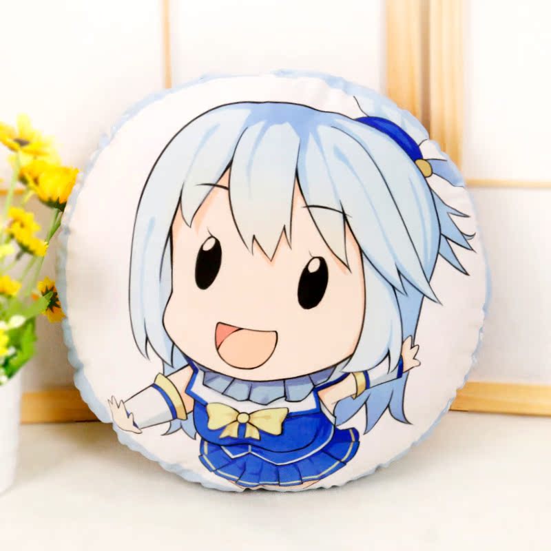 为美好的世界献上祝福妈的阿库娅动漫圆形抱枕靠枕靠垫二次元周边