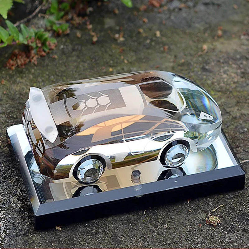 汽车香水座式 跑车创意水晶车模车载赛车车内