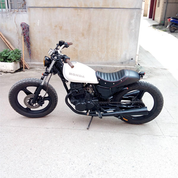 小鱼机车  本田王款cbt125双缸改复古街车 来图定制太子摩托车