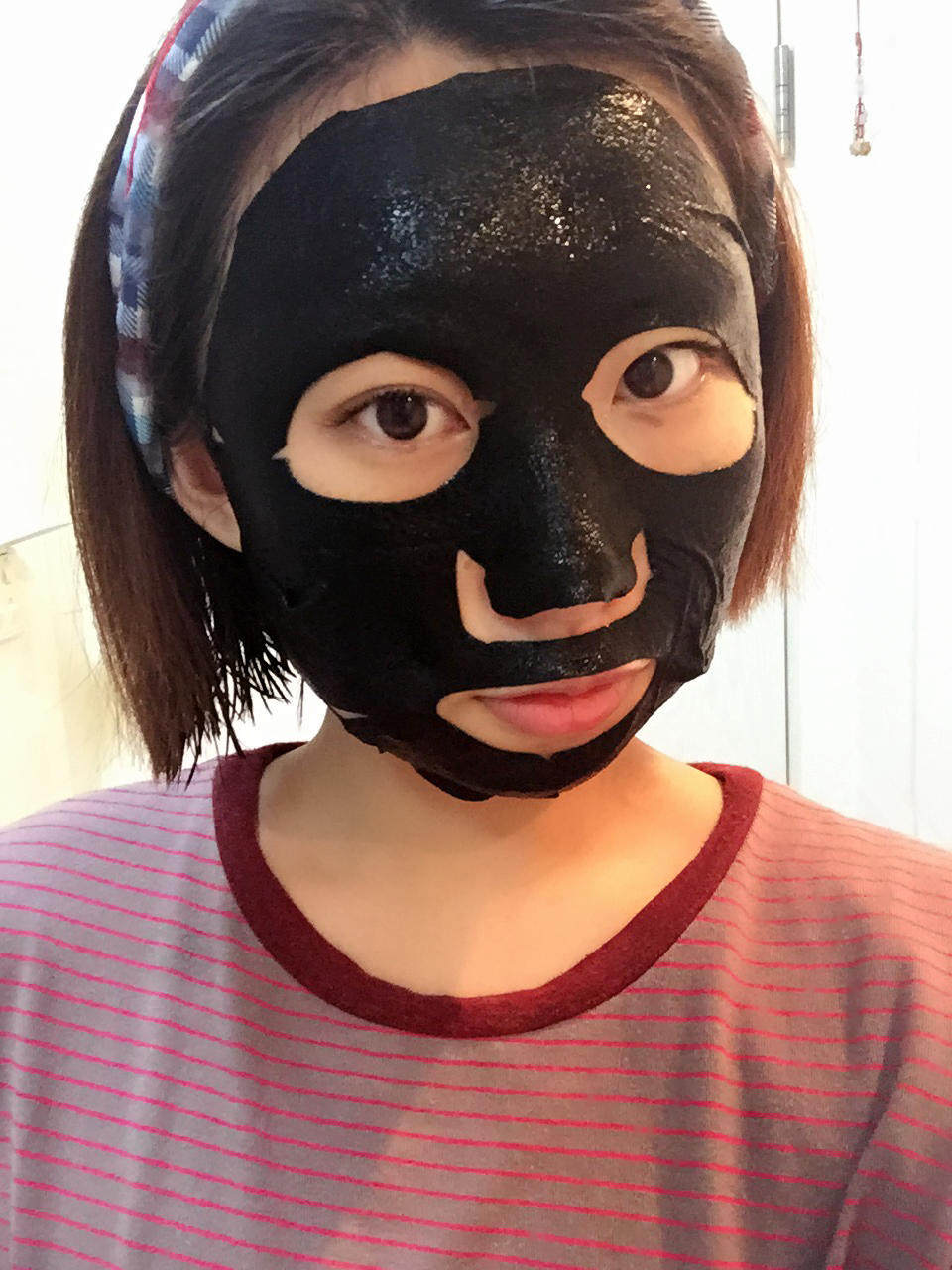 【验货贴】春夏白皙补水保湿炭黑面膜