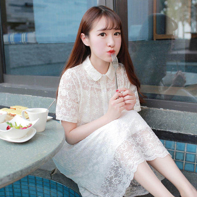 甜美小清新打扮,做个文艺性感小女生.