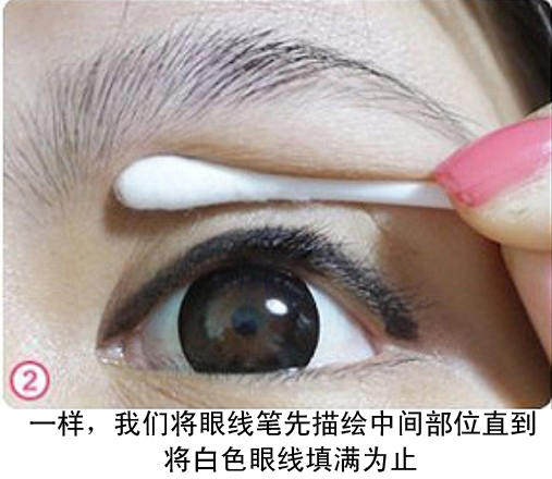 『新手专区』超简单基本内外眼线画法