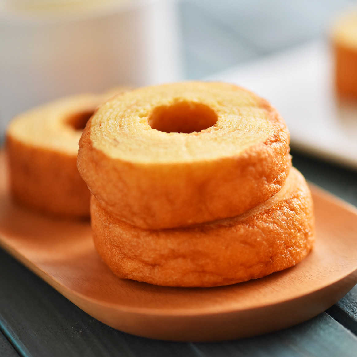 日本原装&mdash;牧原制果厚切牛乳车轮年轮蛋糕  单包装