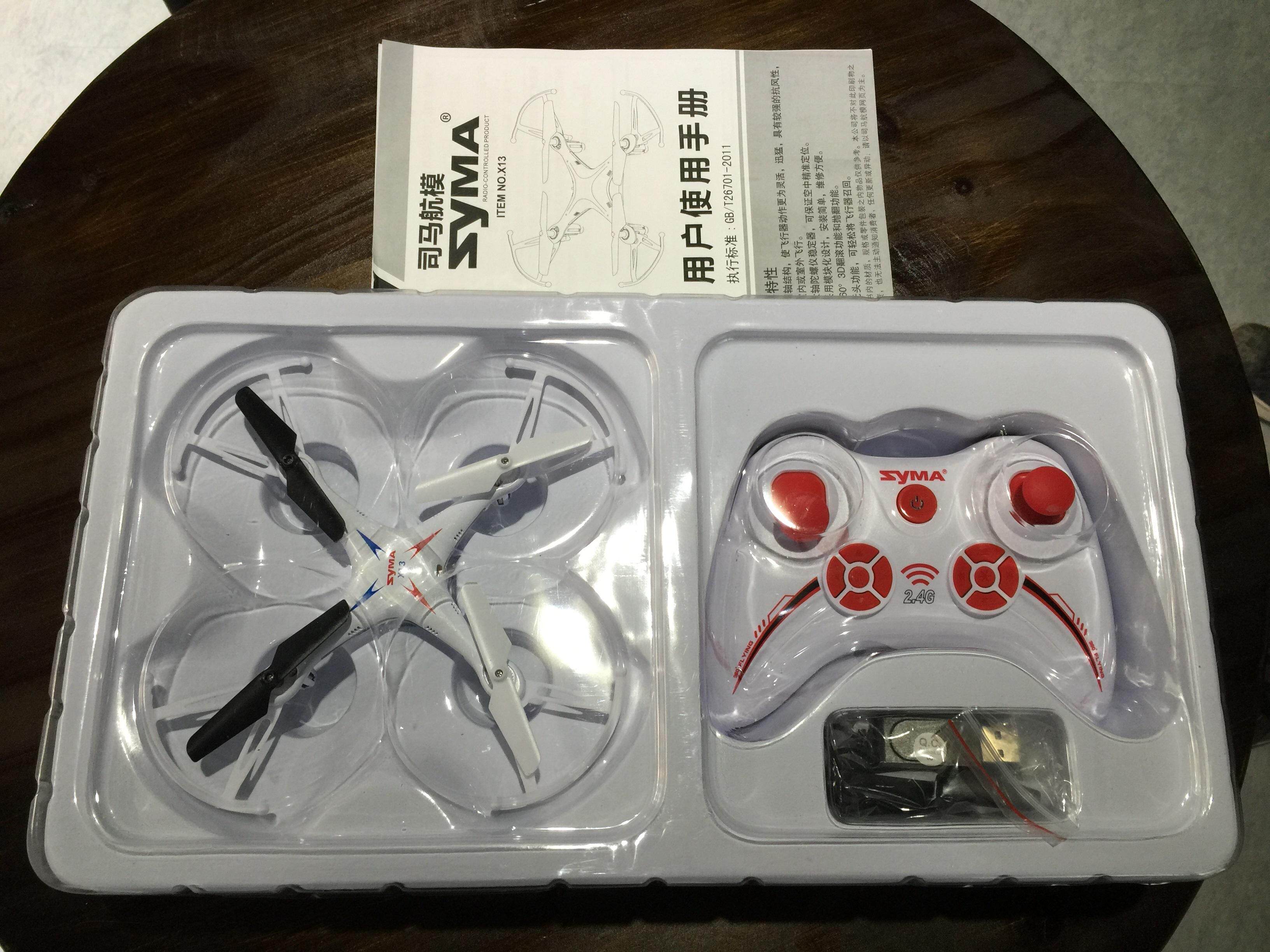 晒|遥控飞行器初体验:syma 司马航模 x13