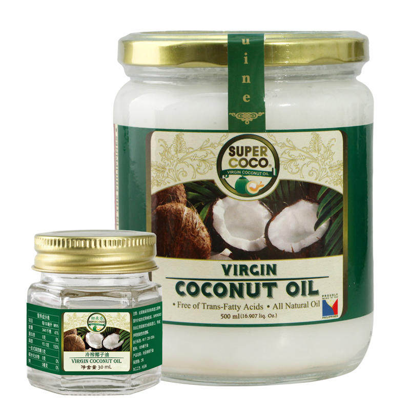 椰来香椰子油食用油 菲律宾原装进口 500ml冷压初榨椰子油