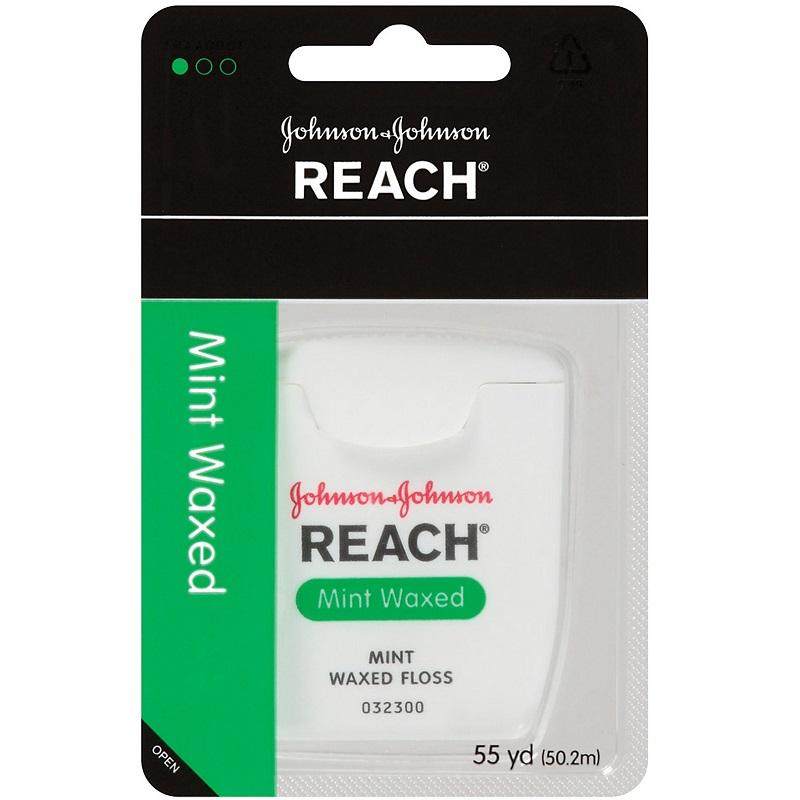 强生牙线盒装reach floss薄荷牙线超细进口牙线