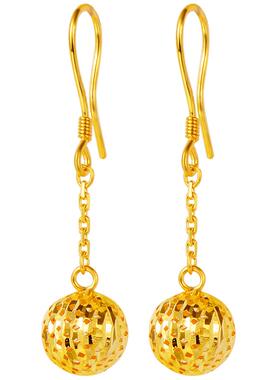 【中国黄金】_金珠耳坠图片_磨砂耳坠价格_搭配分享 - 爱逛街