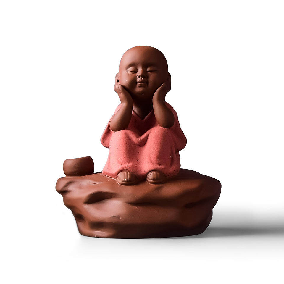 茶宠精品 功夫茶具茶道摆件茶盘配件小和尚金蟾