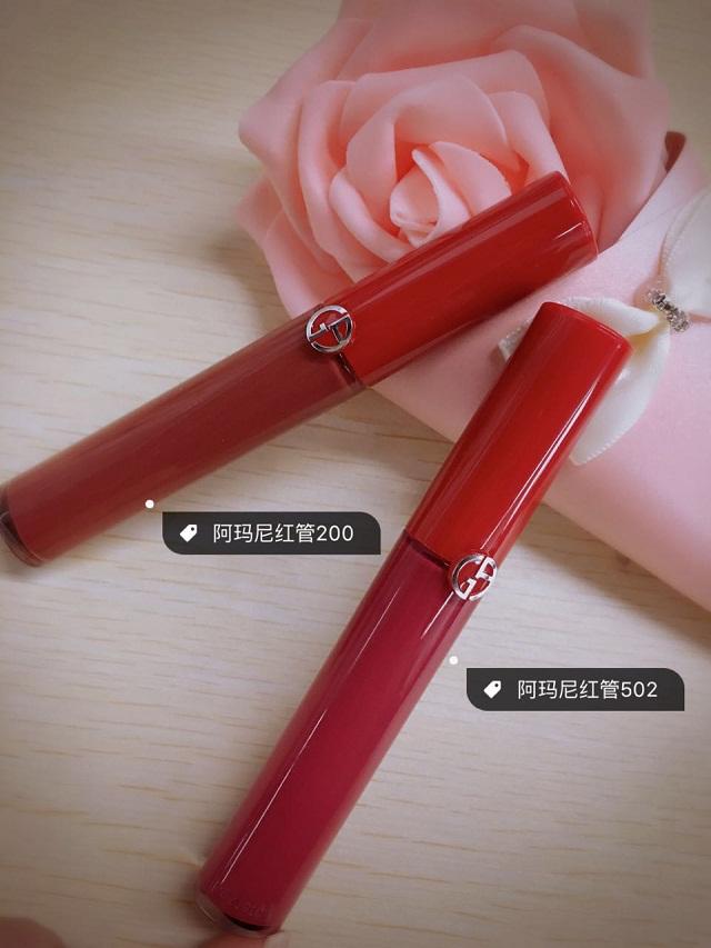大火的armani阿玛尼 红管唇釉 200/502
