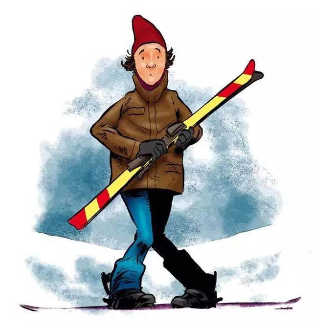 速降,只要有足够厚的雪,就算悬崖也能滑,我们要去的地方根本没有缆车