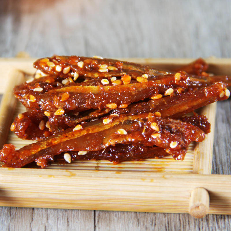 浙东小九寨舟山特产零食小吃小鱼乾乾货香辣小银鱼毛毛鱼辣条