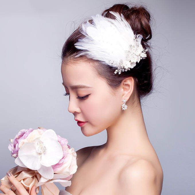 这些新娘发型搭婚纱礼服真的很配