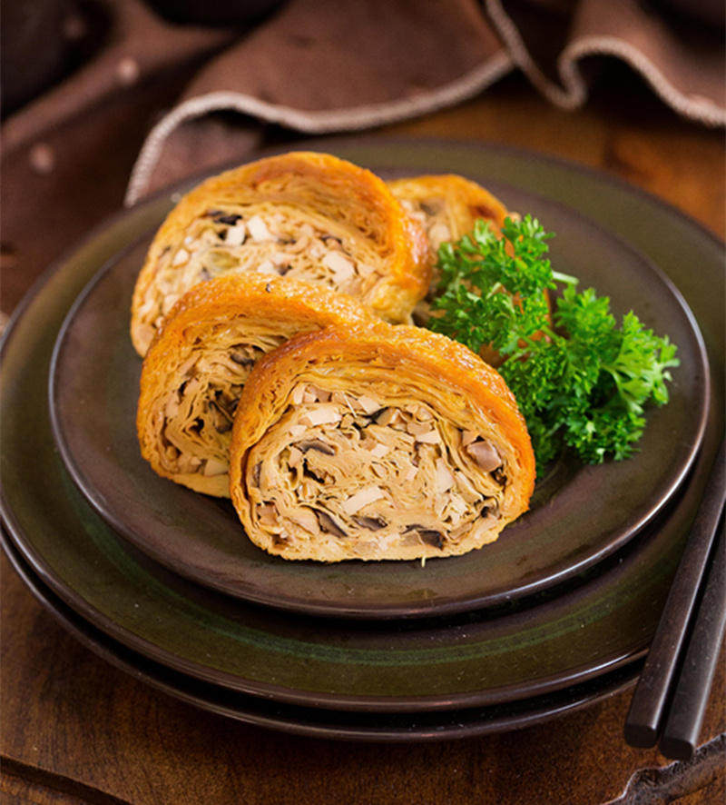 食尚素食之五香熏素鸭