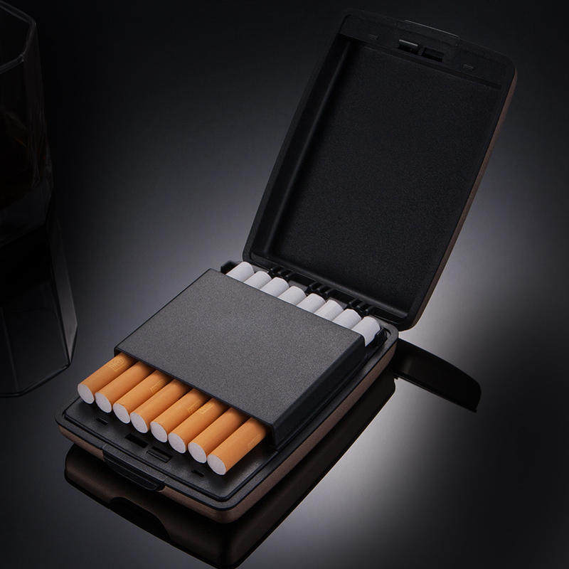 zobo正牌烟盒个性时尚塑料烟盒自动精致防潮创意男士香菸盒16支装
