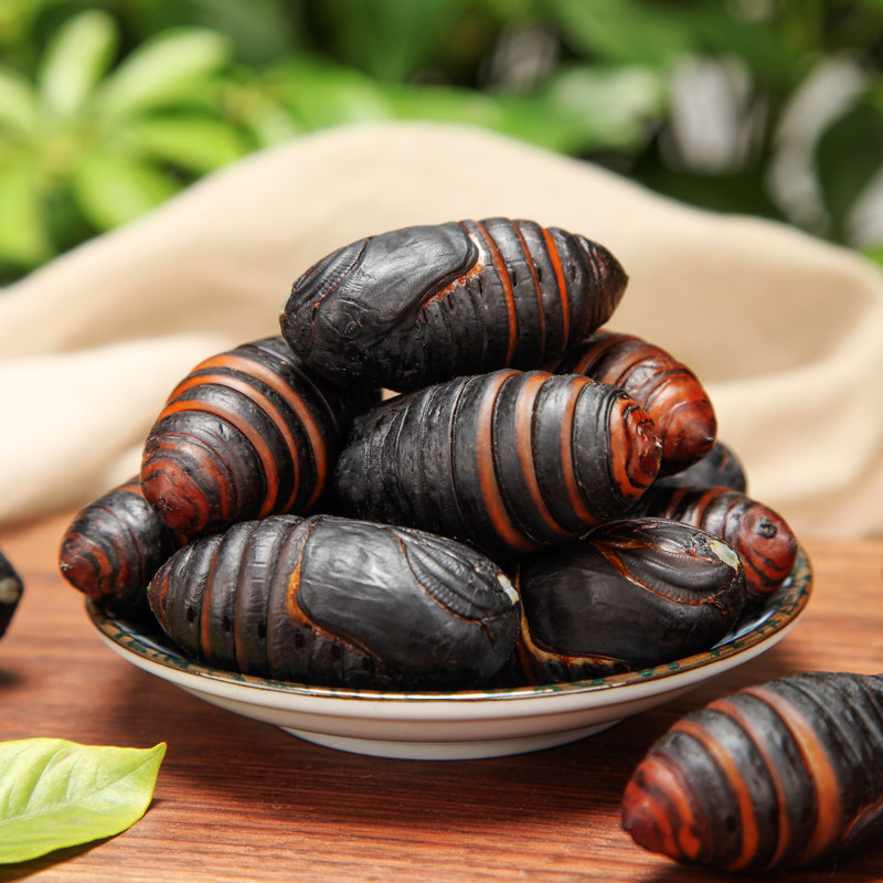 溪味道 本溪野生蚕蛹1000g 新鲜活蚕蛹大茧蛹