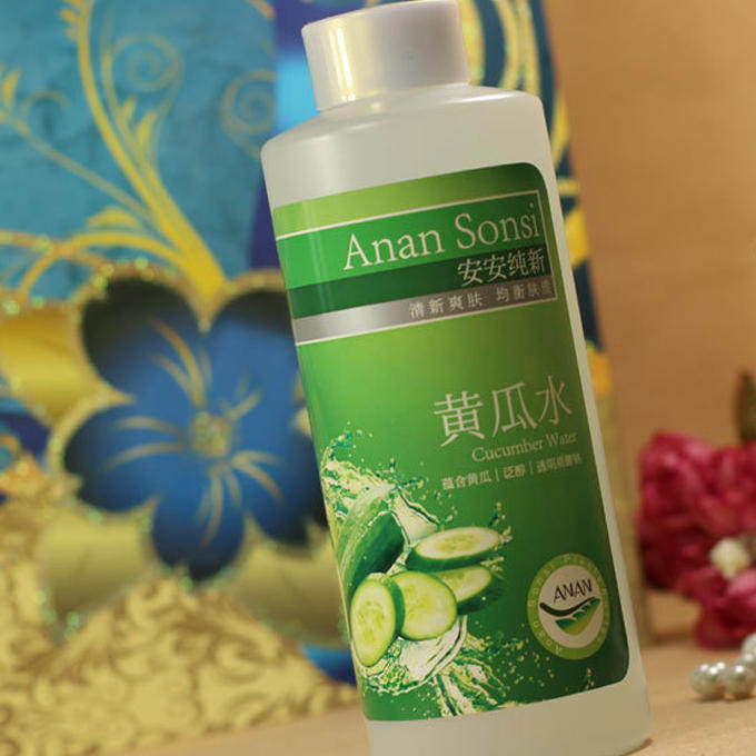 安安爽肤水 正品安安黄瓜水480ml 保湿收缩毛孔补水化妆水