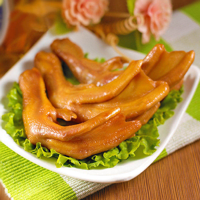 藤桥牌 精品大鸭掌 酱香/香辣味鸭掌 温州特色风味鸭掌500g