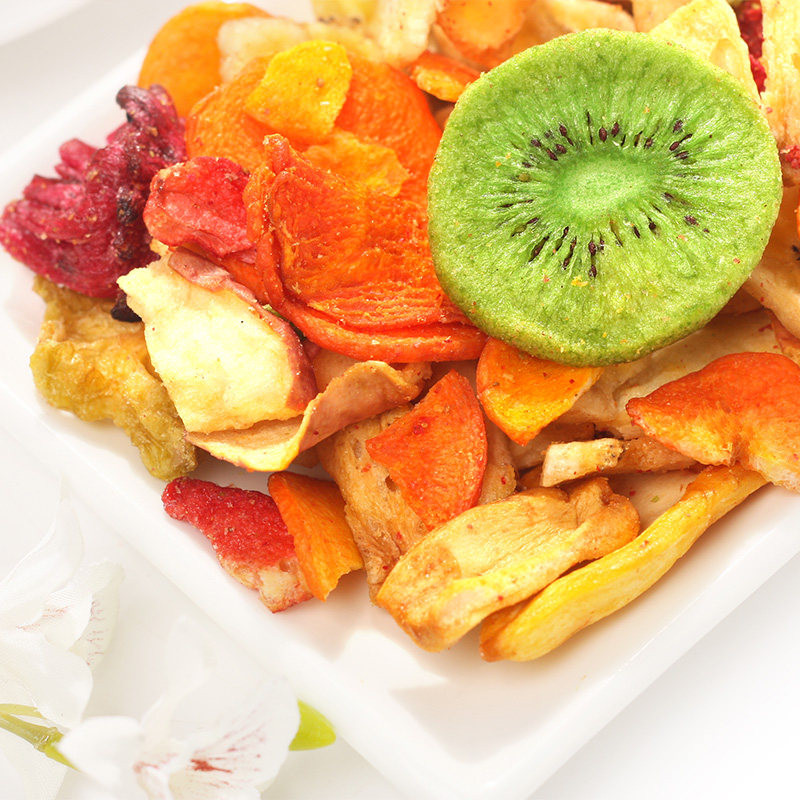 两罐装台湾好祺儿童果干零嘴进口蔬菜干水果干零食综合果蔬干食品