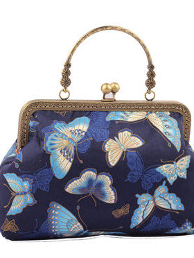 8.5片大叶子花包肩背手提手工女包材料包有视频