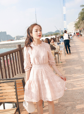 【雪纺连衣裙】_可可雪纺连衣裙图片_雪纺条纹连衣裙价格_搭配分享