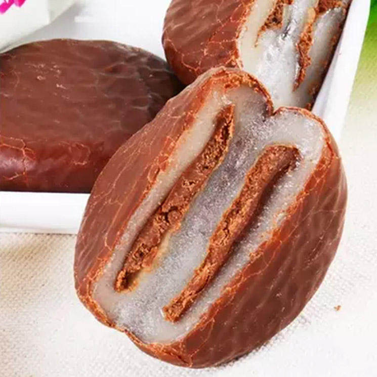 韩国进口零食品 乐天打糕 巧克力夹心打糕派 6