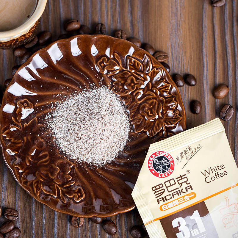 马来西亚风味白咖啡三合一特浓即速溶原味咖啡