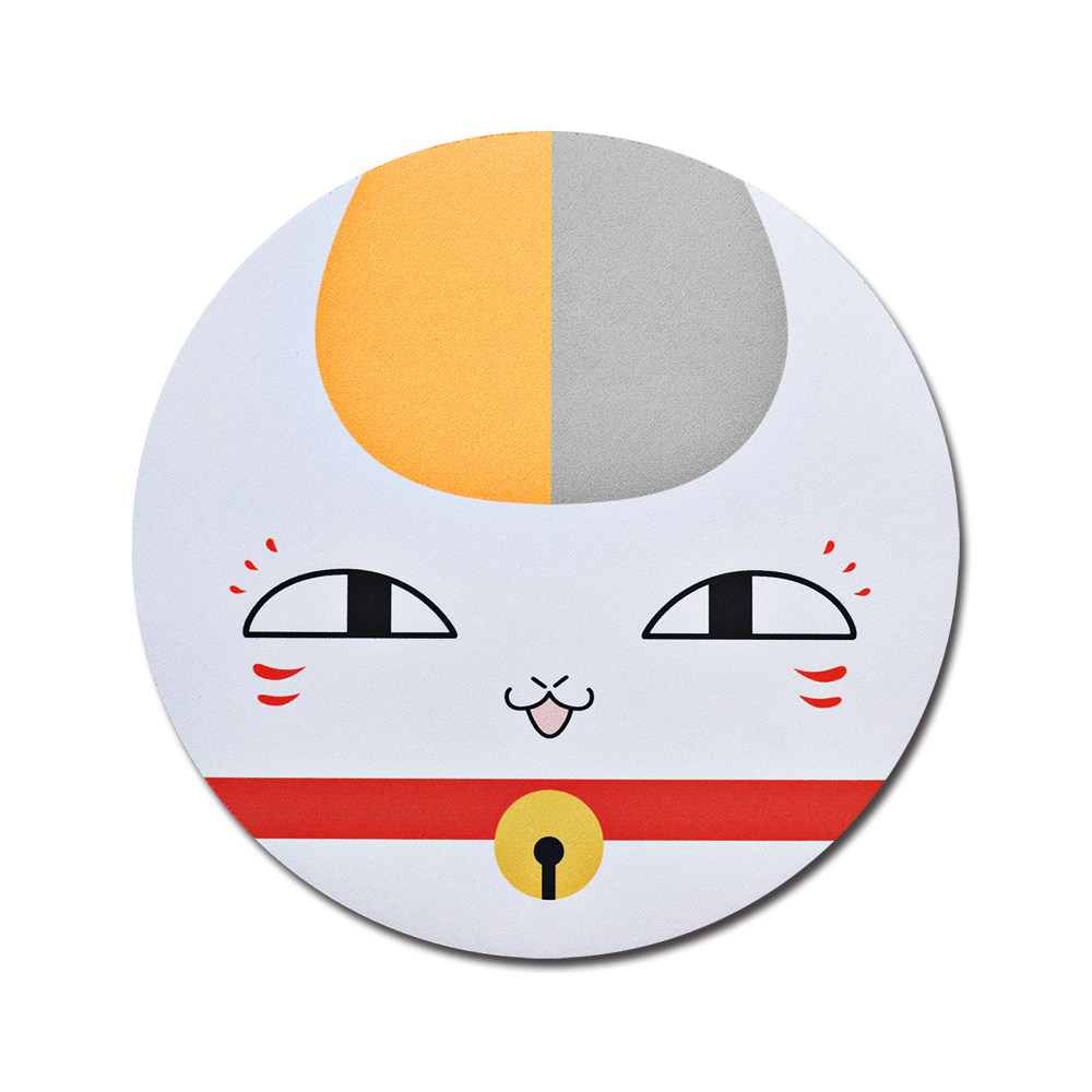 【漫能出品】夏目友人帐猫老师鼠标垫 动漫周边二次元圆形鼠标垫