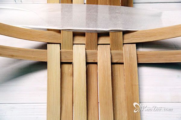 diy芦苇秸秆方形编织收纳篮