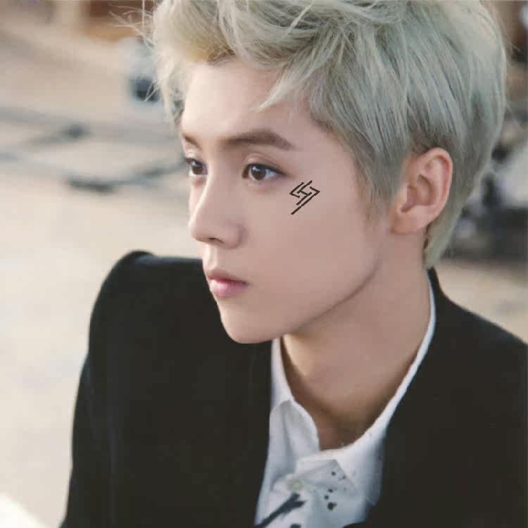 iyim纹身贴鹿晗同款纹身贴愿望盒同款超大超多图防水持久纹身贴纸